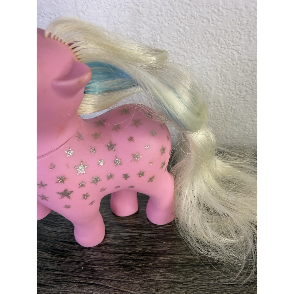Vintage My Little Pony 1987 G1 Pink Unicorn Twice as Fancy Milky Way - Picture 4 of 15